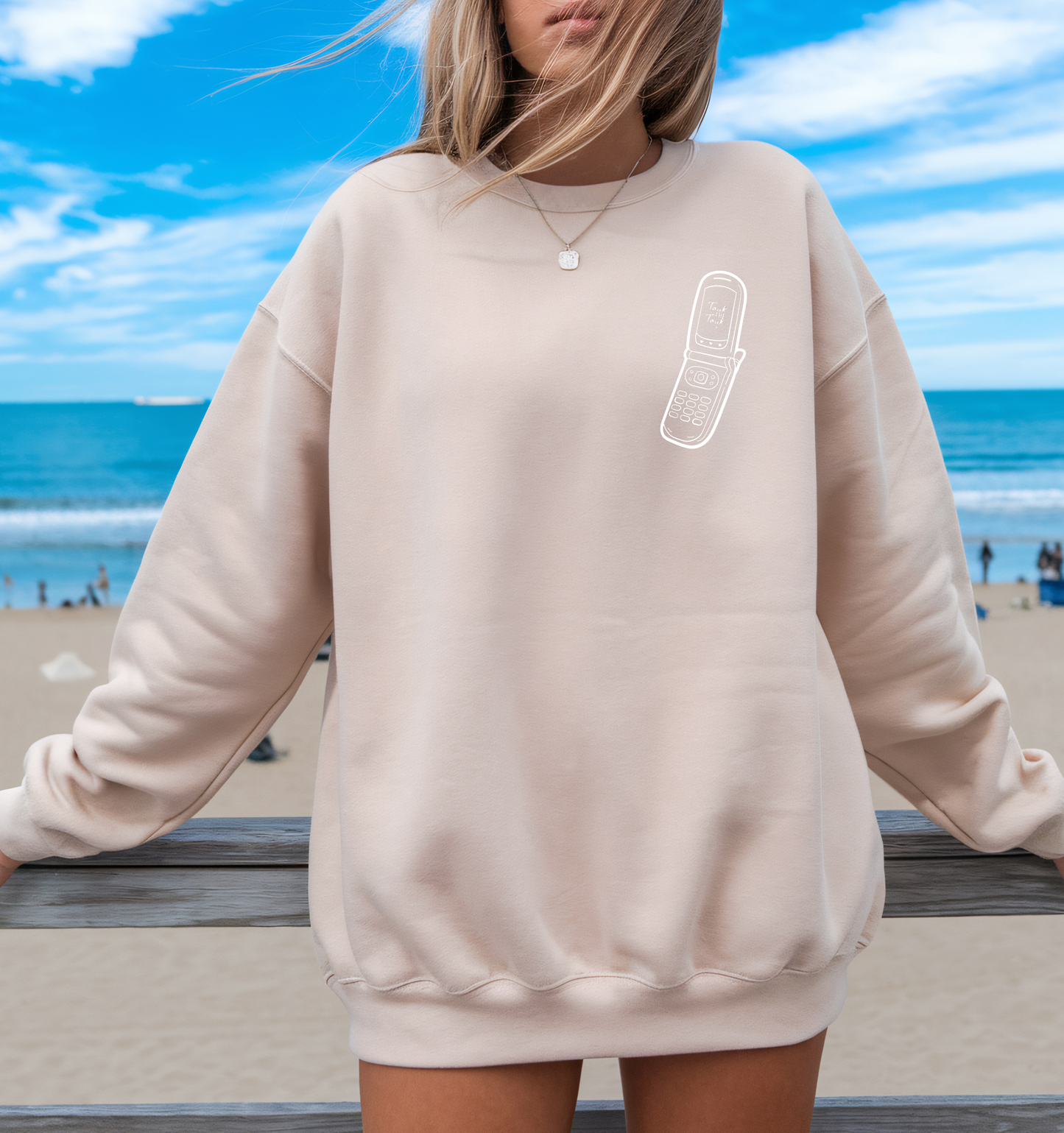 Tauk the Tauk "Can't Tauk, I'm in Montauk" Sweatshirt