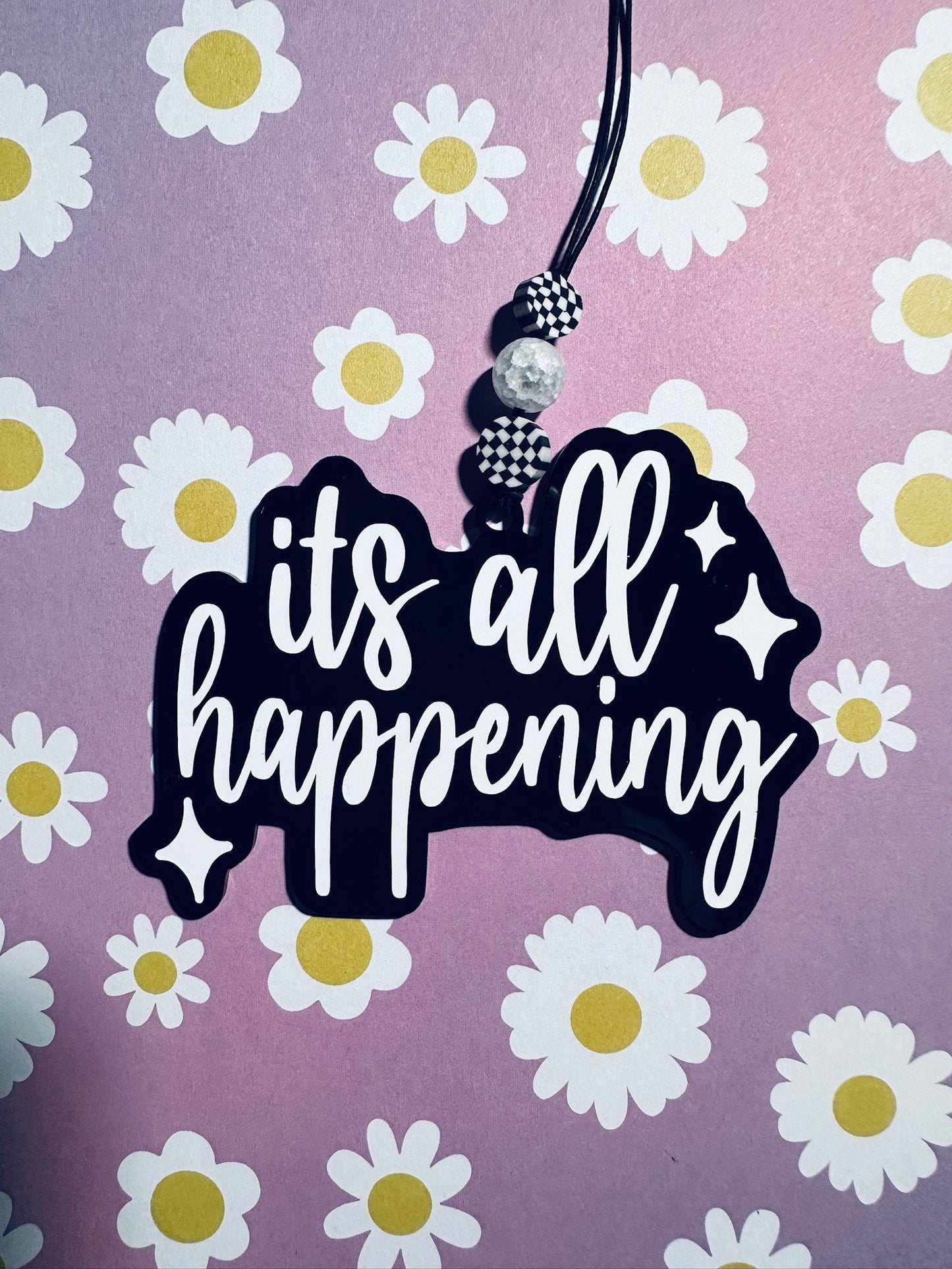 Vanderpump Rules Car Charm It's All Happening Acrylic Gift Tag