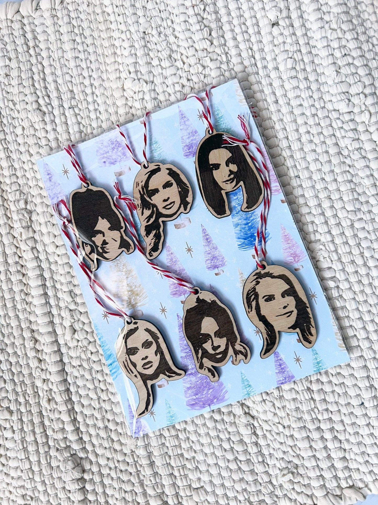 Bravo Christmas Born F'ing Cool Ornament or Magnet Set
