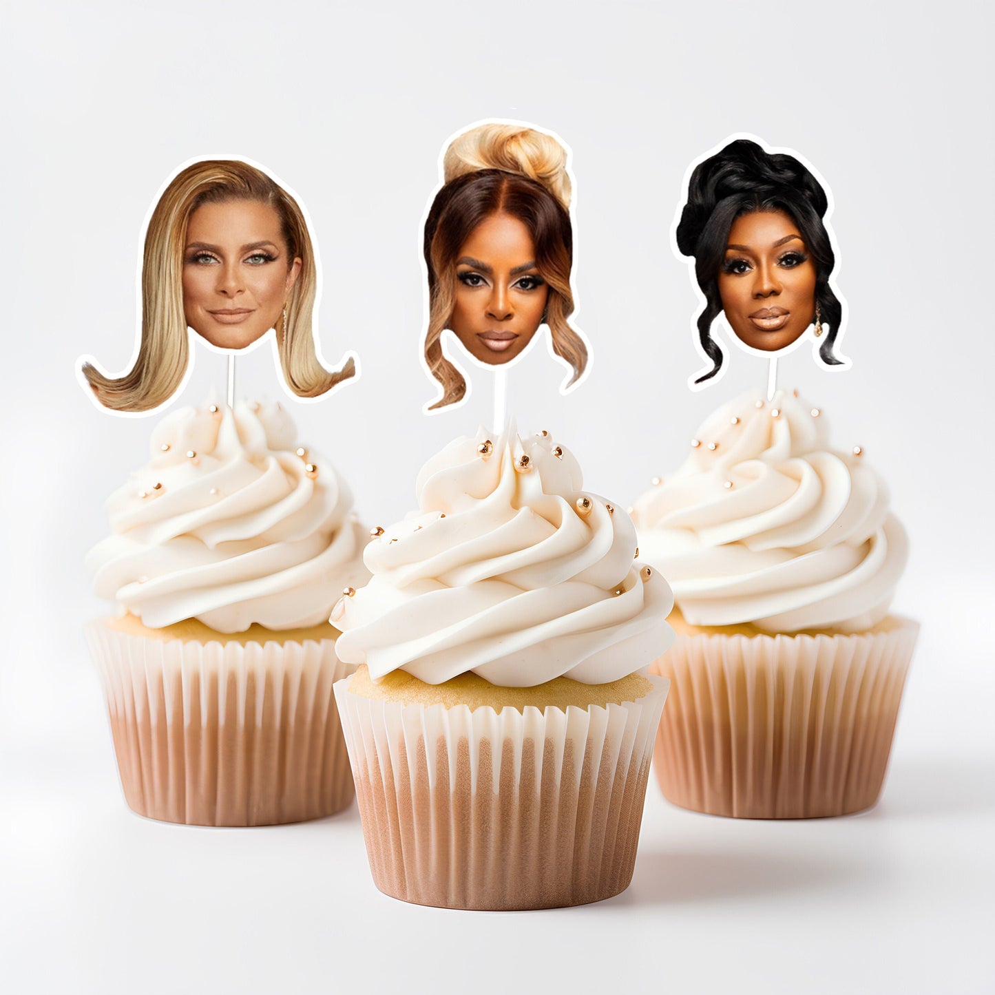 Real Housewives RHOP Cupcake Toppers: Real Housewives of Potomac Party Decorations