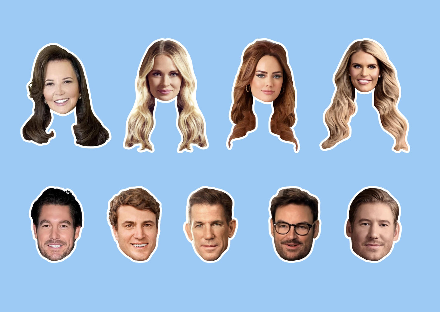 Bravo Southern Charm Cupcake Toppers: Charleston Party Food Picks