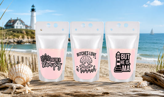 Bravo RHORI Real Housewives of Rhode Island Drink Pouches Bachelorette Party Favors