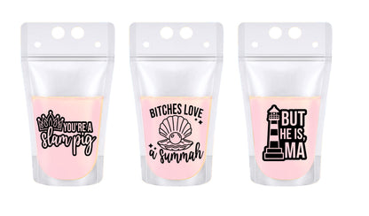 Bravo RHORI Real Housewives of Rhode Island Drink Pouches Bachelorette Party Favors
