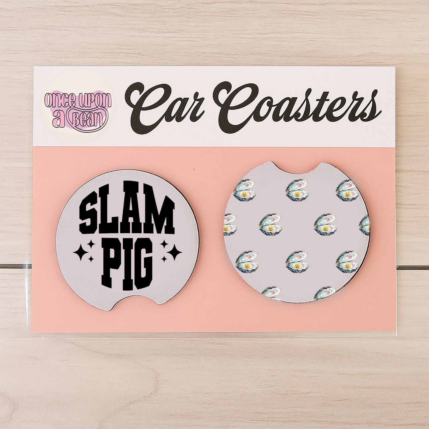 Real Housewives RHORI Car Coasters: Bravo Real Housewives of Rhode Island Themed Neoprene Coasters for Car