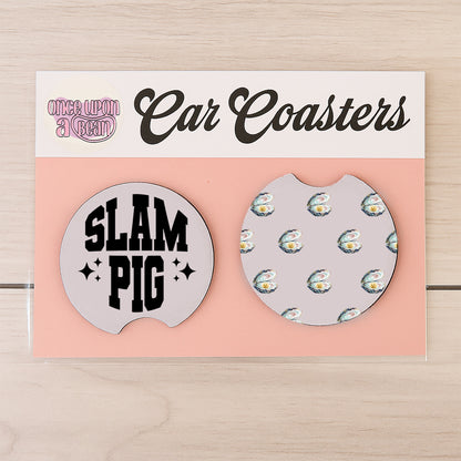 Real Housewives RHORI Car Coasters: Bravo Real Housewives of Rhode Island Themed Neoprene Coasters for Car