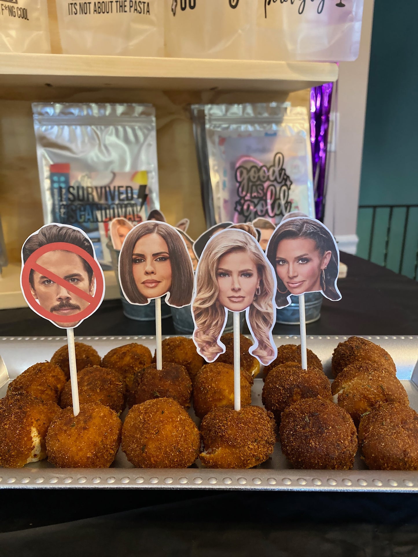 Vanderpump Rules Cupcake Toppers and Cocktail Picks Bravo TV Party Decorations