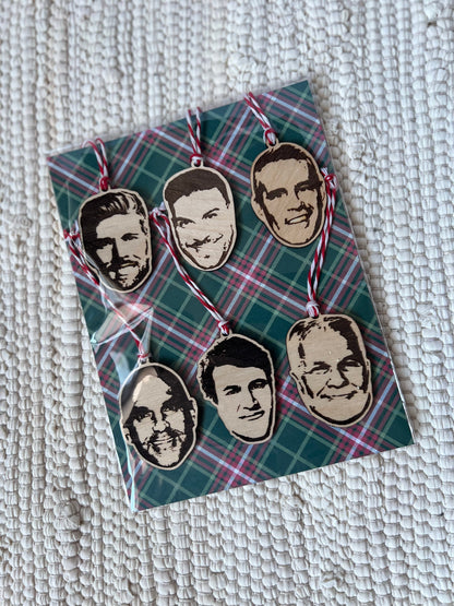 Bravo #1 Guys in the Group Ornament or Magnet Set - Holiday Gift Bravo Christmas - Secret Santa - White Elephant Last Minute Gift - Gift Set
