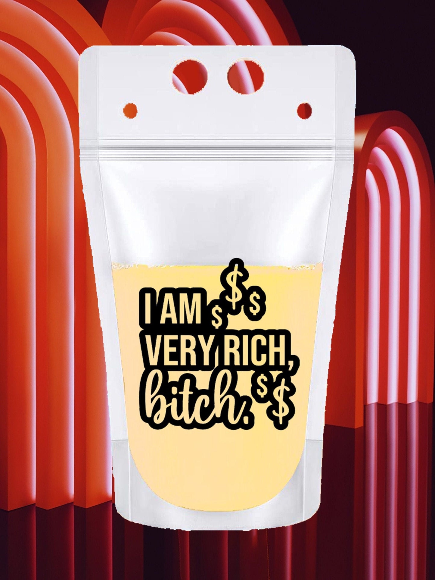Real Housewives RHOA Party Drink Pouches: Bravo Bachelorette Birthday Favors
