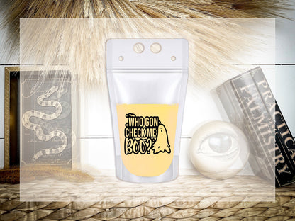 Real Housewives Bravo Halloween Drink Pouches: Spooky Season Party Favors