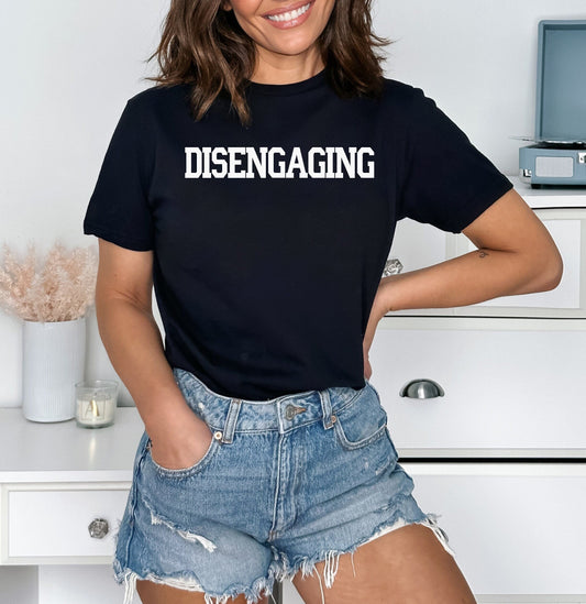 Bravo Real Housewives Disengaging RHOSLC Shirt: Bravo TV Gift, Unisex Crewneck Bravocon
