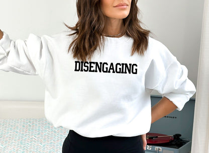 Bravo Real Housewives Disengaging RHOSLC Shirt: Bravo TV Gift, Unisex Crewneck