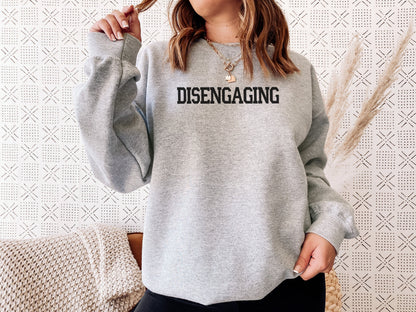 Bravo Real Housewives Disengaging RHOSLC Shirt: Bravo TV Gift, Unisex Crewneck
