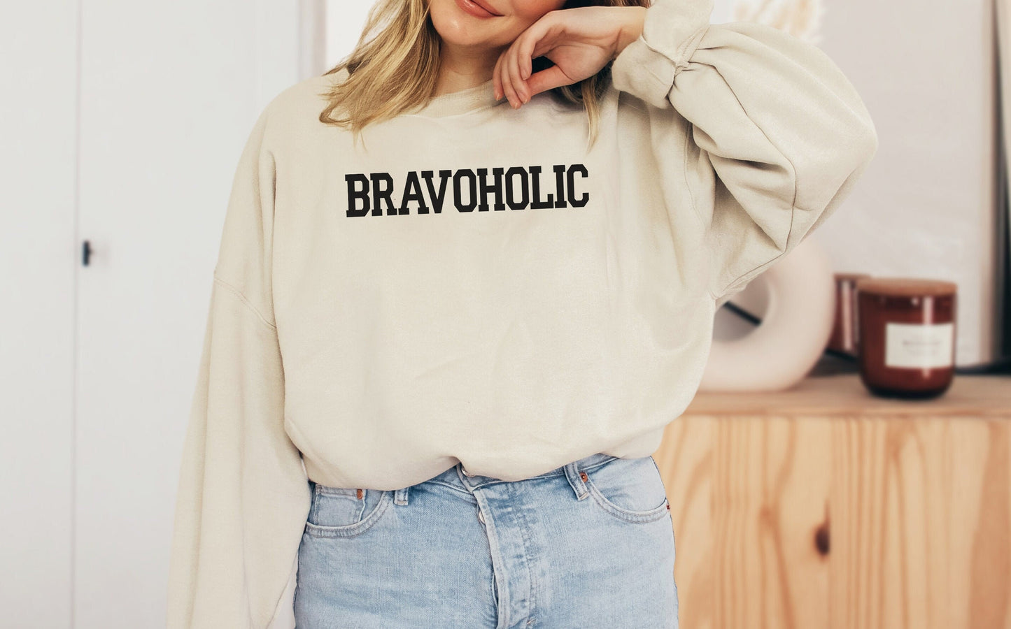 Real Housewives Bravoholic Sweatshirt or T-Shirt: Bravo Lover Gift - Andy Cohen - Bravocon