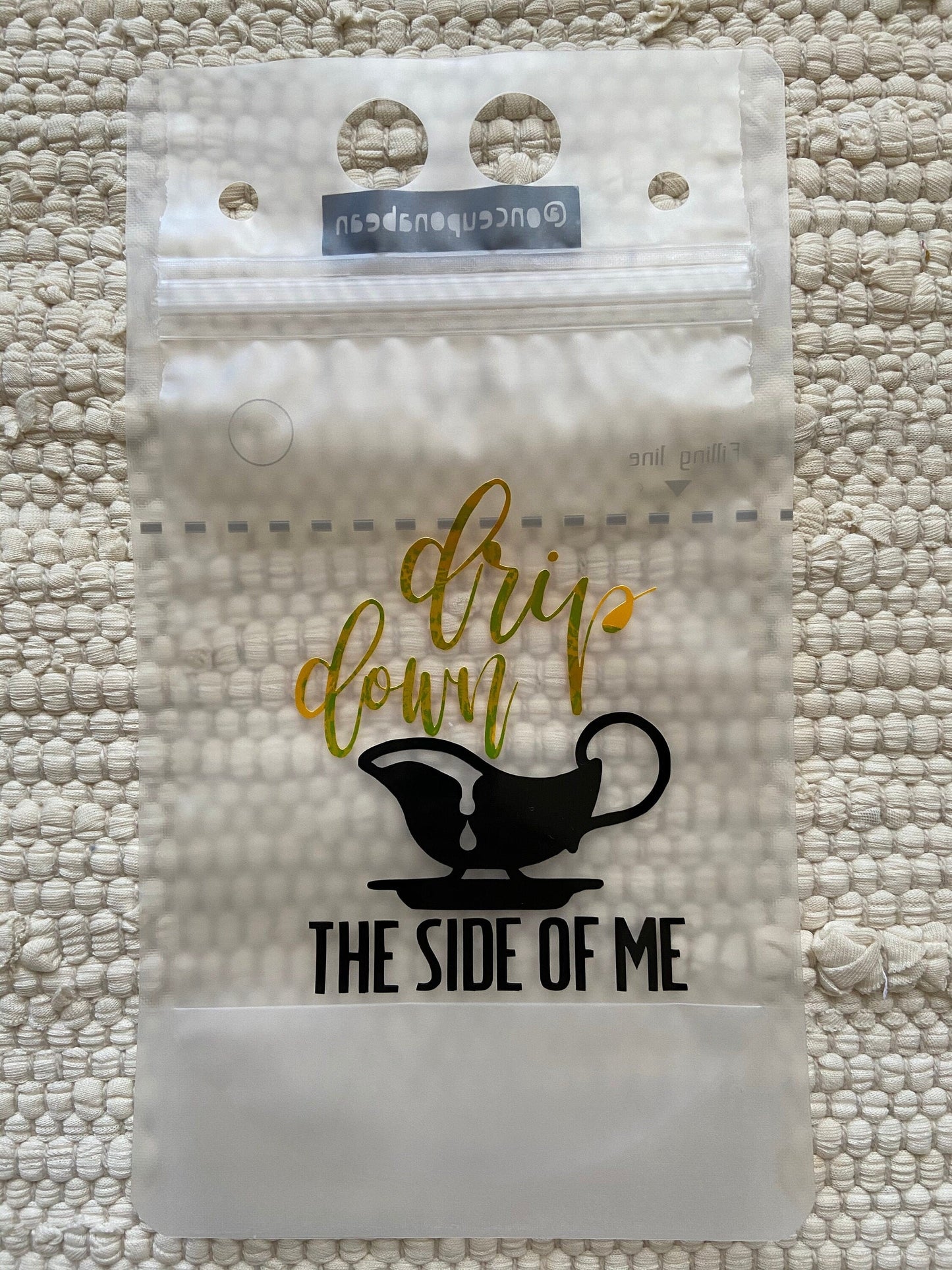 Thanksgiving Drink Pouches: Friendsgiving Party Favors