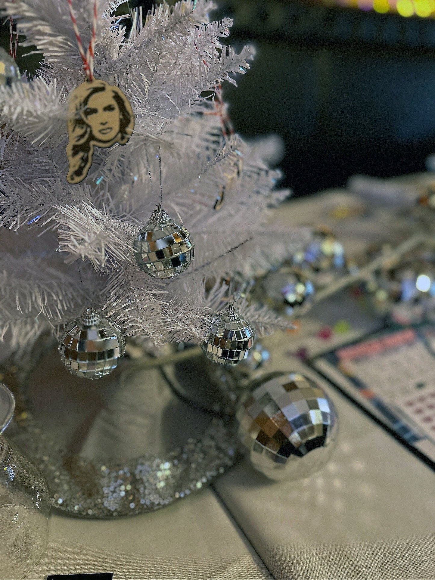 Bravo Christmas Born F'ing Cool Ornament or Magnet Set