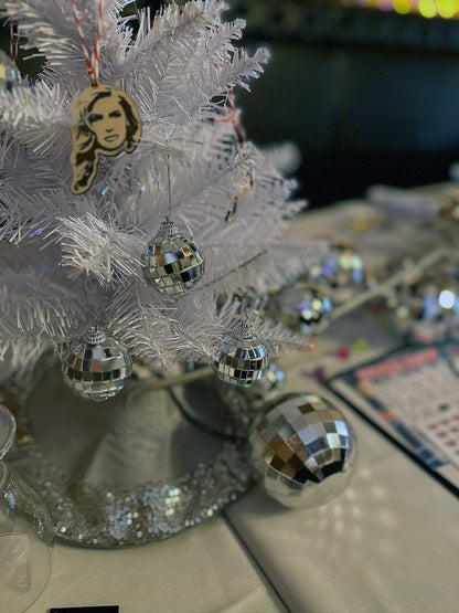Bravo Christmas Born F'ing Cool Ornament or Magnet Set