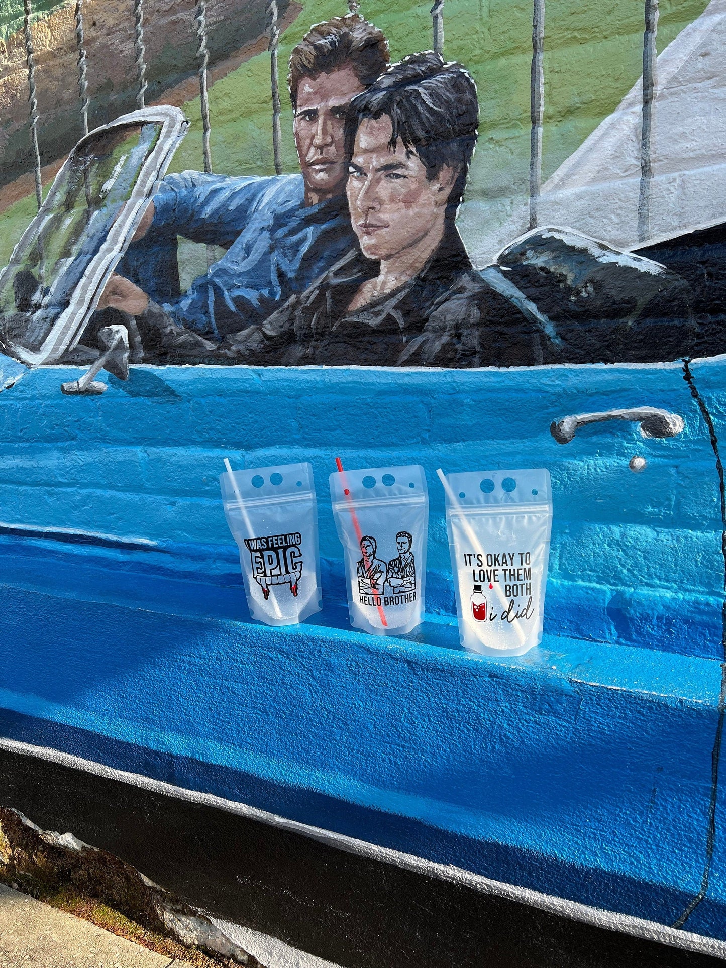 Vampire Diaries Drink Pouches: TVD Bachelorette Party Favors