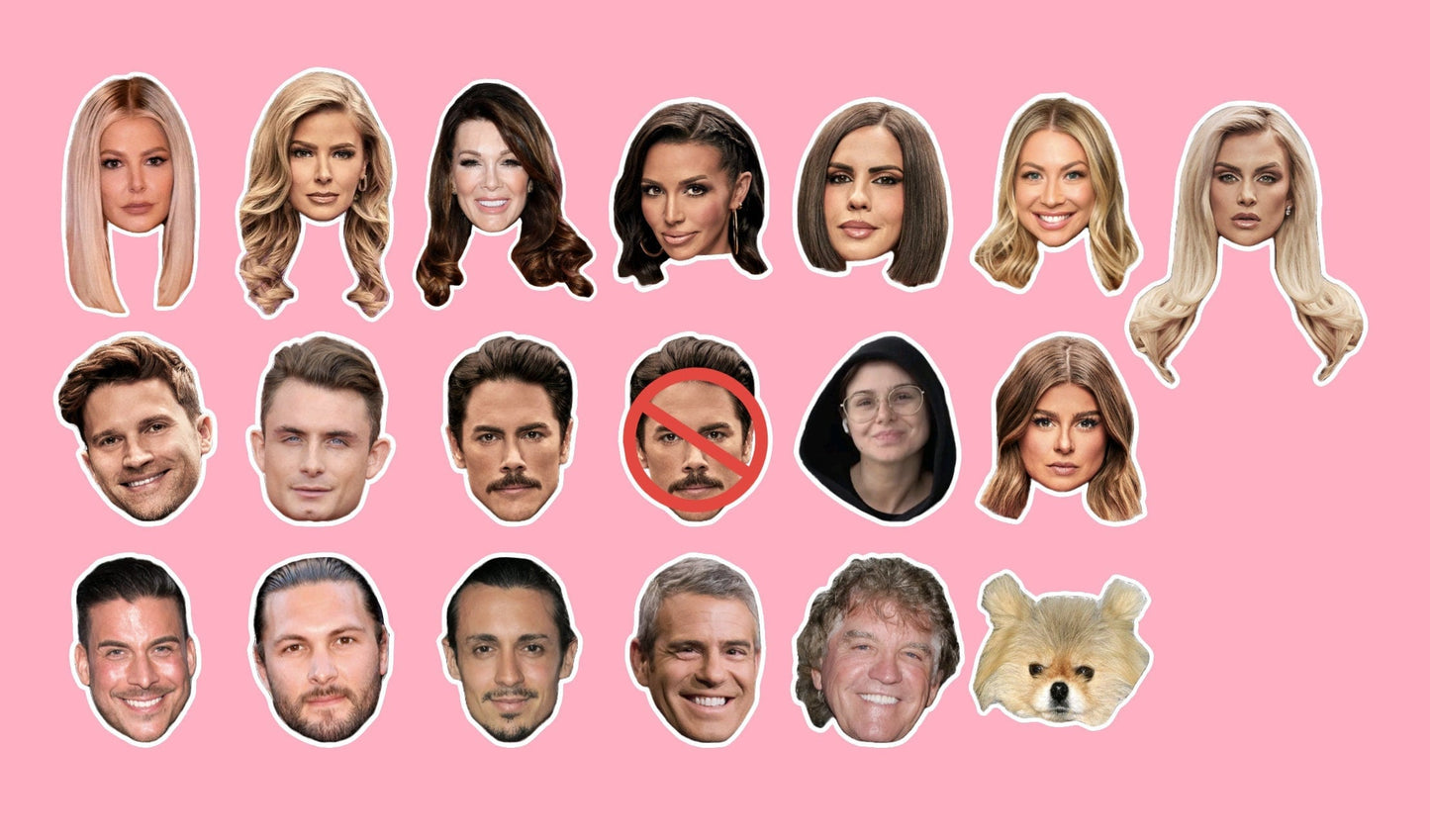 Vanderpump Rules Cupcake Toppers and Cocktail Picks Bravo TV Party Decorations