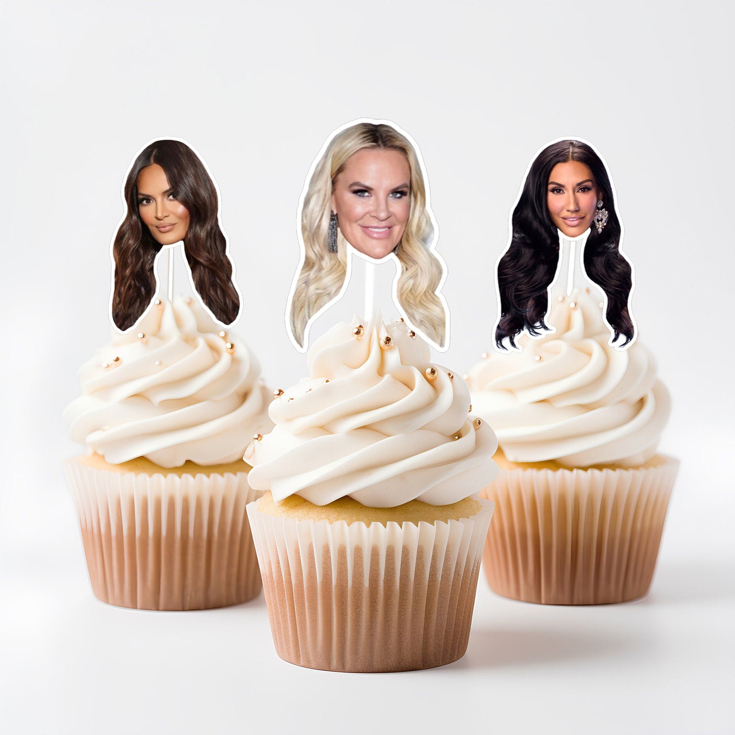 Real Housewives RHOSLC Cupcake Toppers: Bravo Salt Lake City Party Decorations
