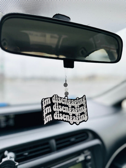 Real Housewives RHOSLC Car Charm: "I'm Disengaging" Acrylic Gift Tag
