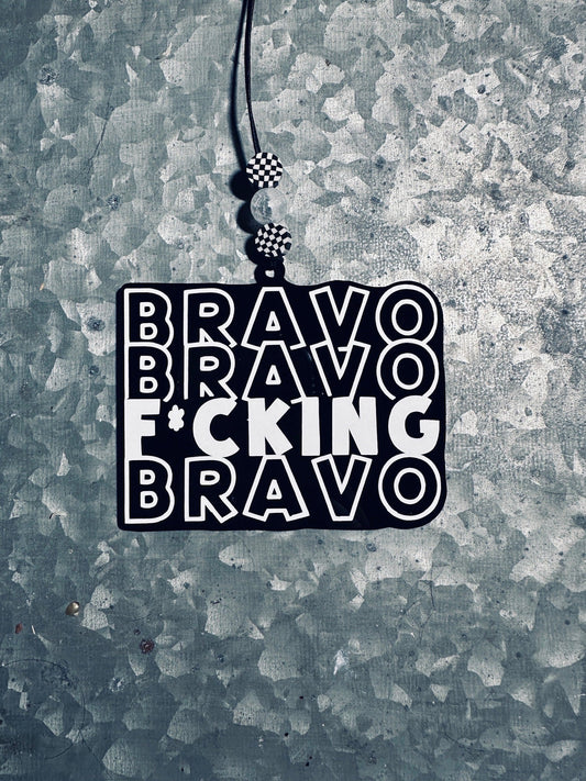 Real Housewives Bravo F*ing Bravo Car Charm: RHOBH Fan Gift Tag