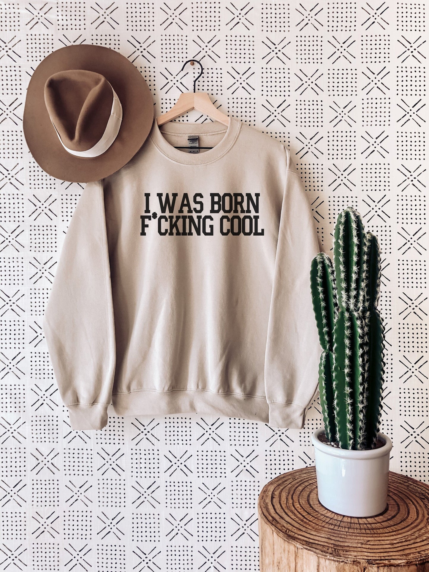 I Was Born Cool Sweatshirt or T-Shirt Vanderpump Rules - Ariana Madix Bravo Gift Shirt - Crew Neck, Team Ariana Bravo Party
