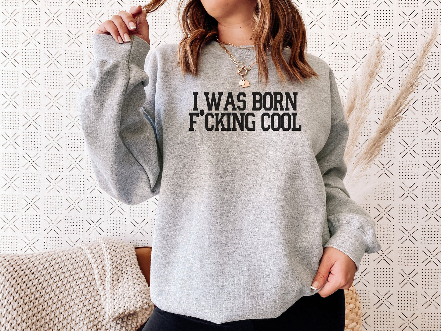 I Was Born Cool Sweatshirt or T-Shirt Vanderpump Rules - Ariana Madix Bravo Gift Shirt - Crew Neck, Team Ariana Bravo Party