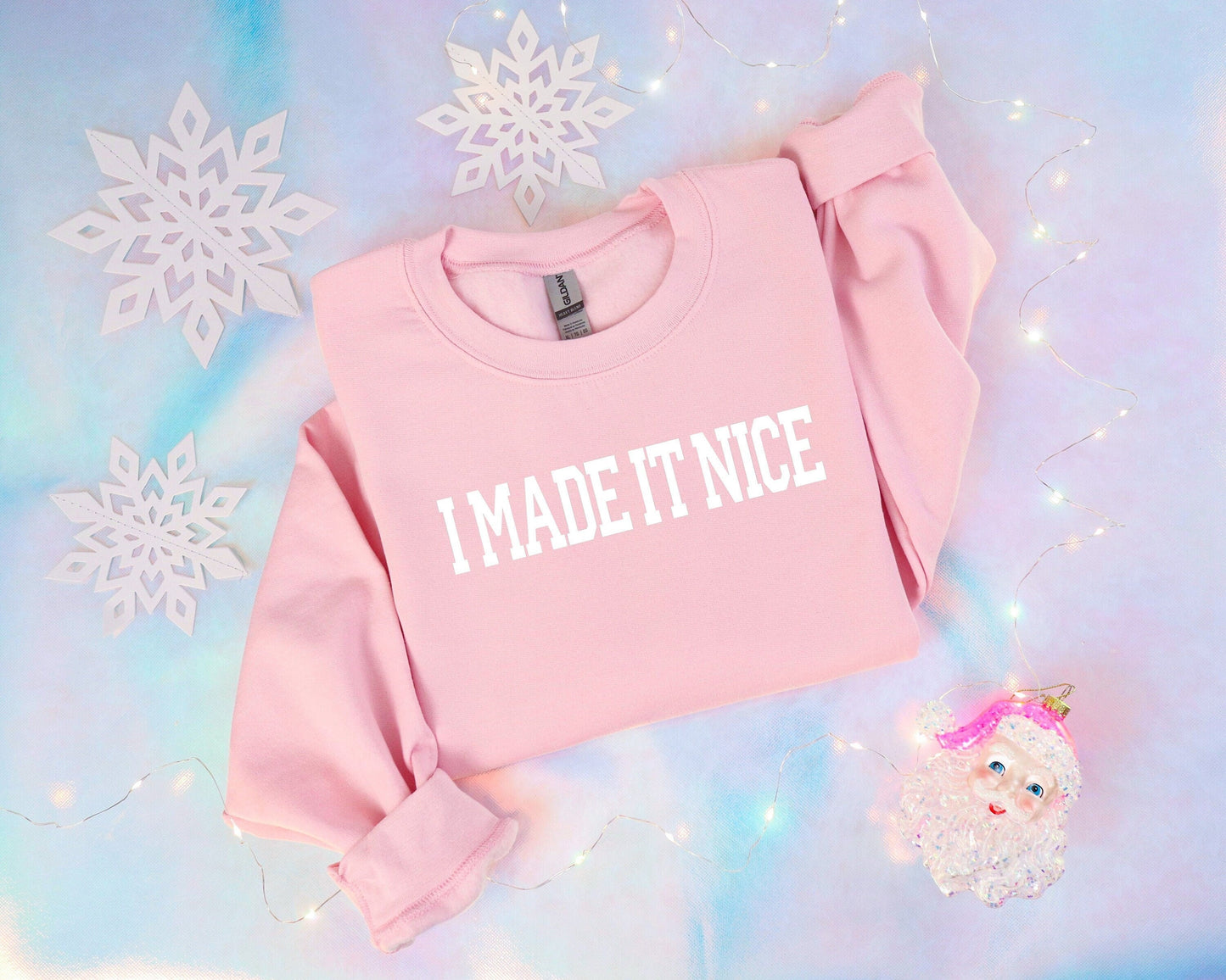 Made it Nice Sweatshirt or T-Shirt RHONY - Bluestone Manor Bravo Gift Shirt - Crew Neck, Holiday Christmas Gift Bravo Party - Bravocon