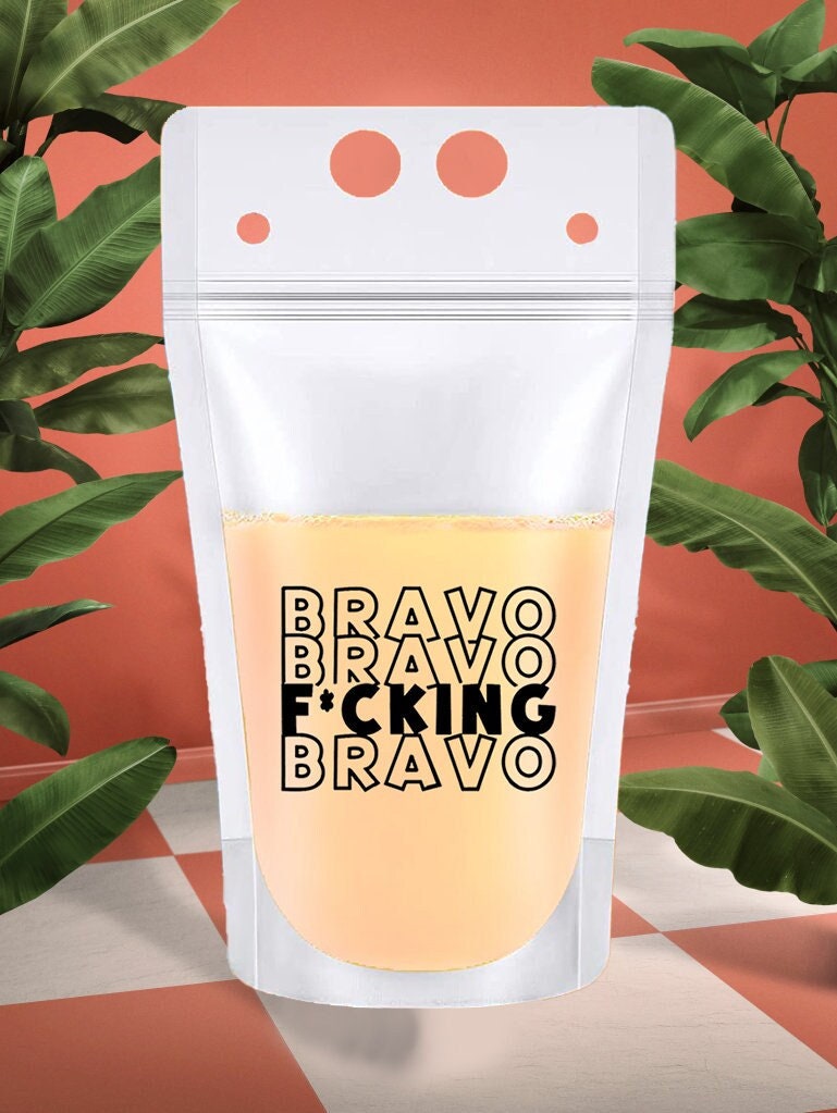 Real Housewives RHOBH Drink Pouches: Bravo Bachelorette Party Favors