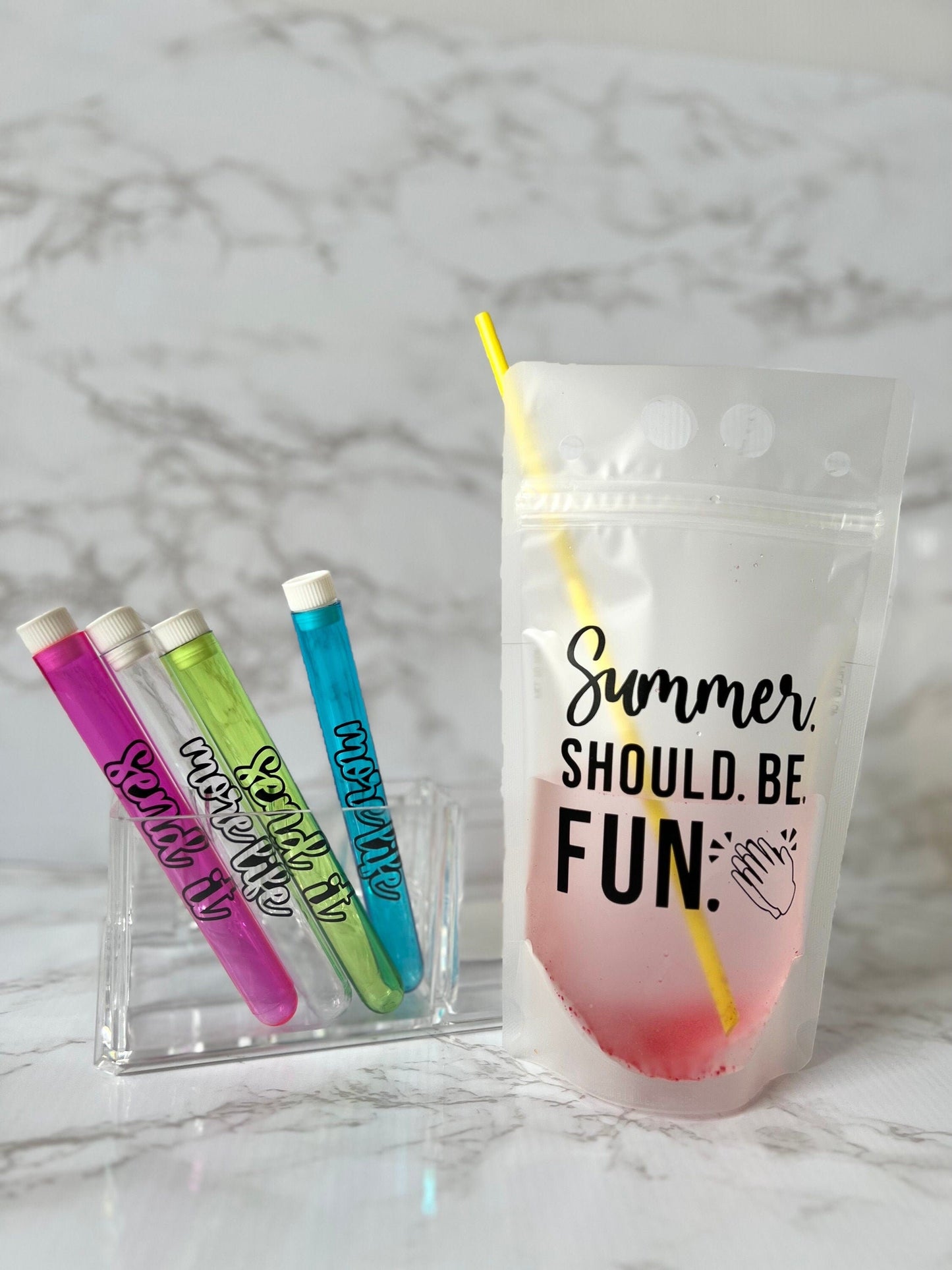 Bravo Summer House Shot Tubes: Bachelorette Party Favors