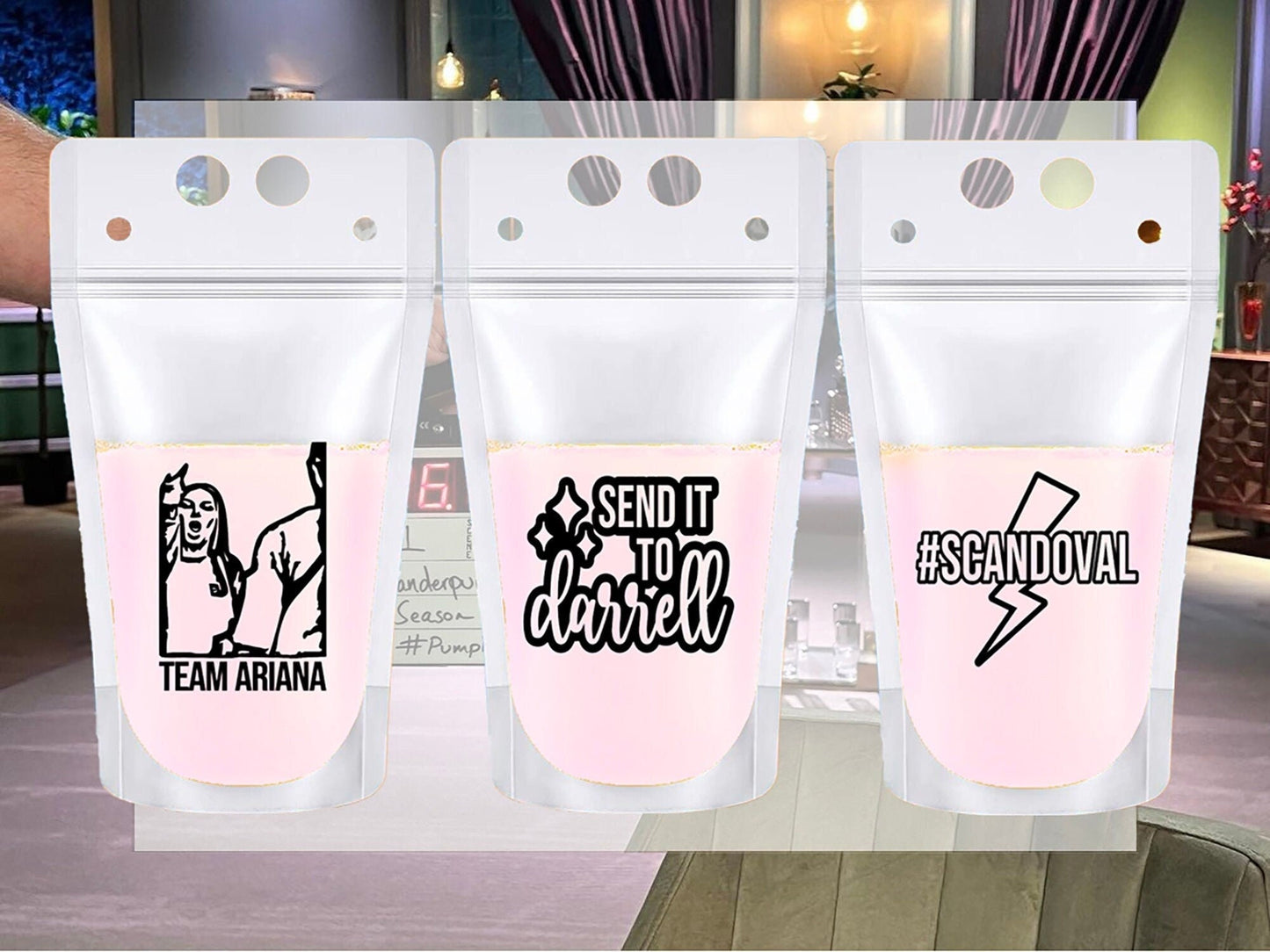 Vanderpump Rules Drink Pouches: Bravo Scandoval Party Favors
