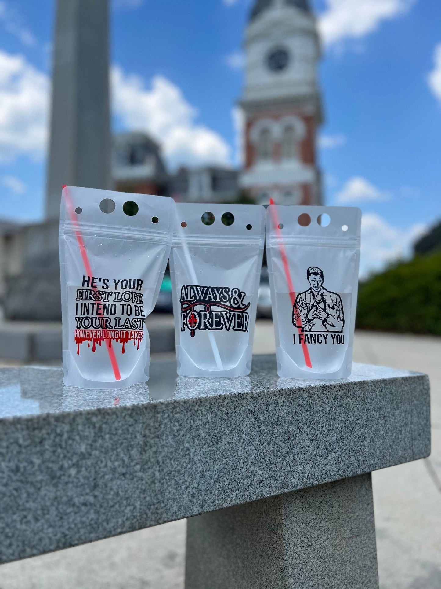 The Originals Drink Pouches: TVD Bachelorette Party Favors