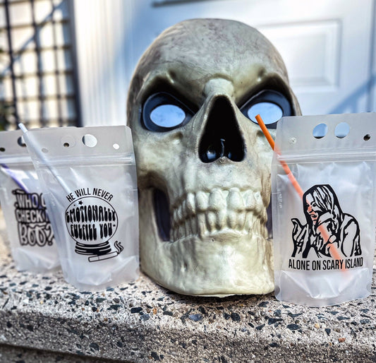 Real Housewives Bravo Halloween Drink Pouches: Spooky Season Party Favors