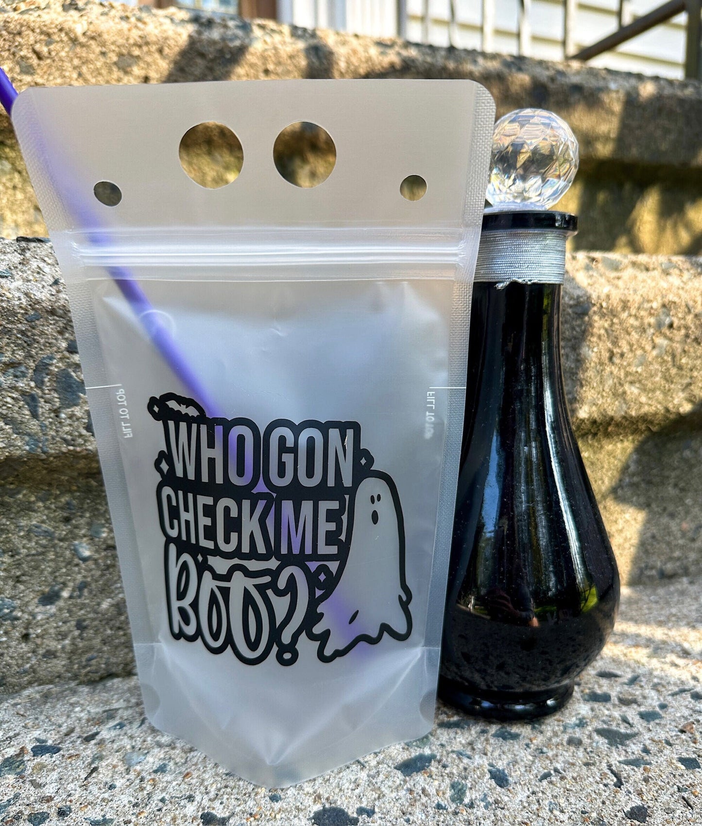 Real Housewives Bravo Halloween Drink Pouches: Spooky Season Party Favors