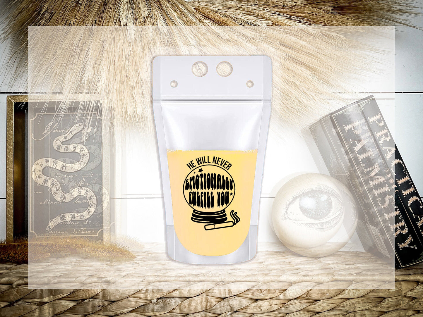 Real Housewives Bravo Halloween Drink Pouches: Spooky Season Party Favors