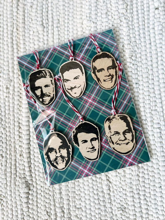 Bravo #1 Guys in the Group Ornament or Magnet Set - Holiday Gift Bravo Christmas - Secret Santa - White Elephant Last Minute Gift - Gift Set