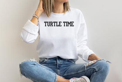 Real Housewives Turtle Time Sweatshirt: RHONY Bravo Gift, Unisex Crew Neck Tee - Ramona Singer