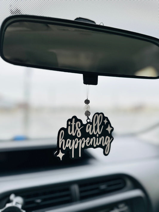 Vanderpump Rules Car Charm It's All Happening Acrylic Gift Tag