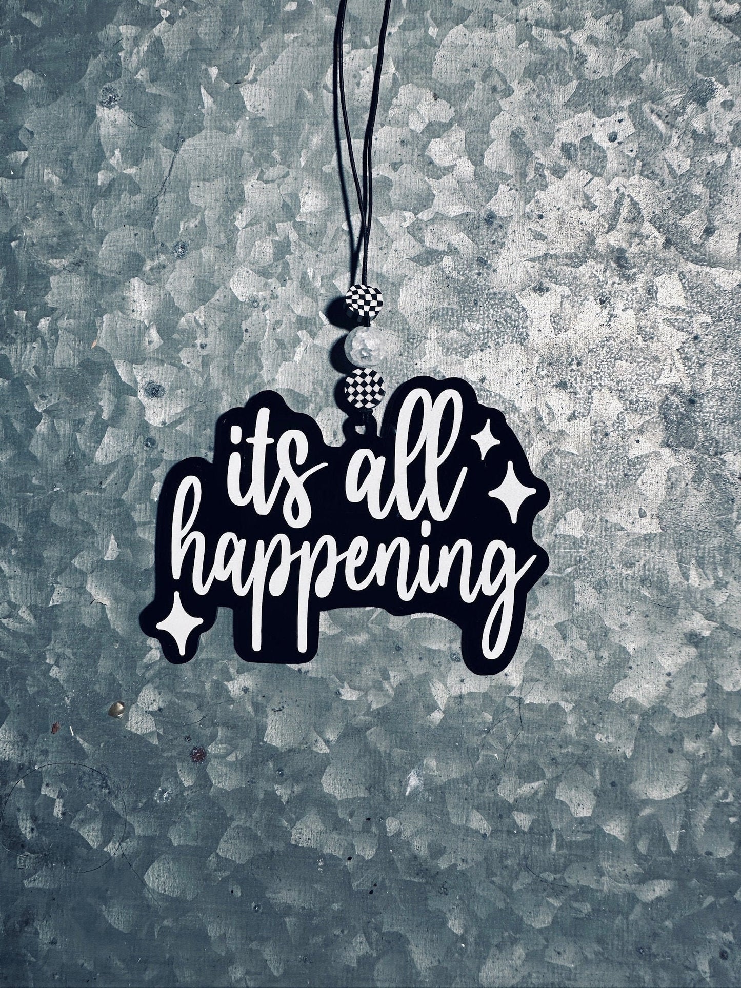 Vanderpump Rules Car Charm It's All Happening Acrylic Gift Tag