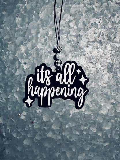 Vanderpump Rules Car Charm It's All Happening Acrylic Gift Tag