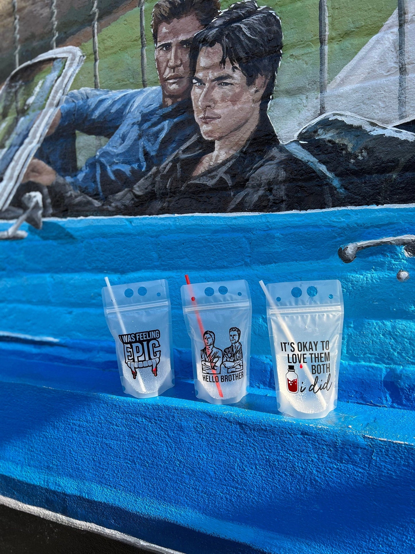 Vampire Diaries Drink Pouches: TVD Bachelorette Party Favors