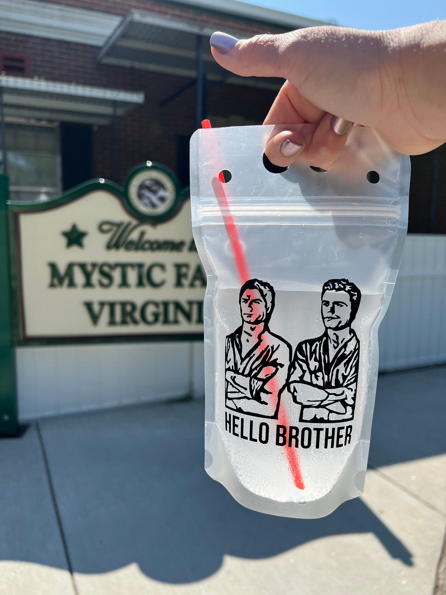 Vampire Diaries Drink Pouches: TVD Bachelorette Party Favors