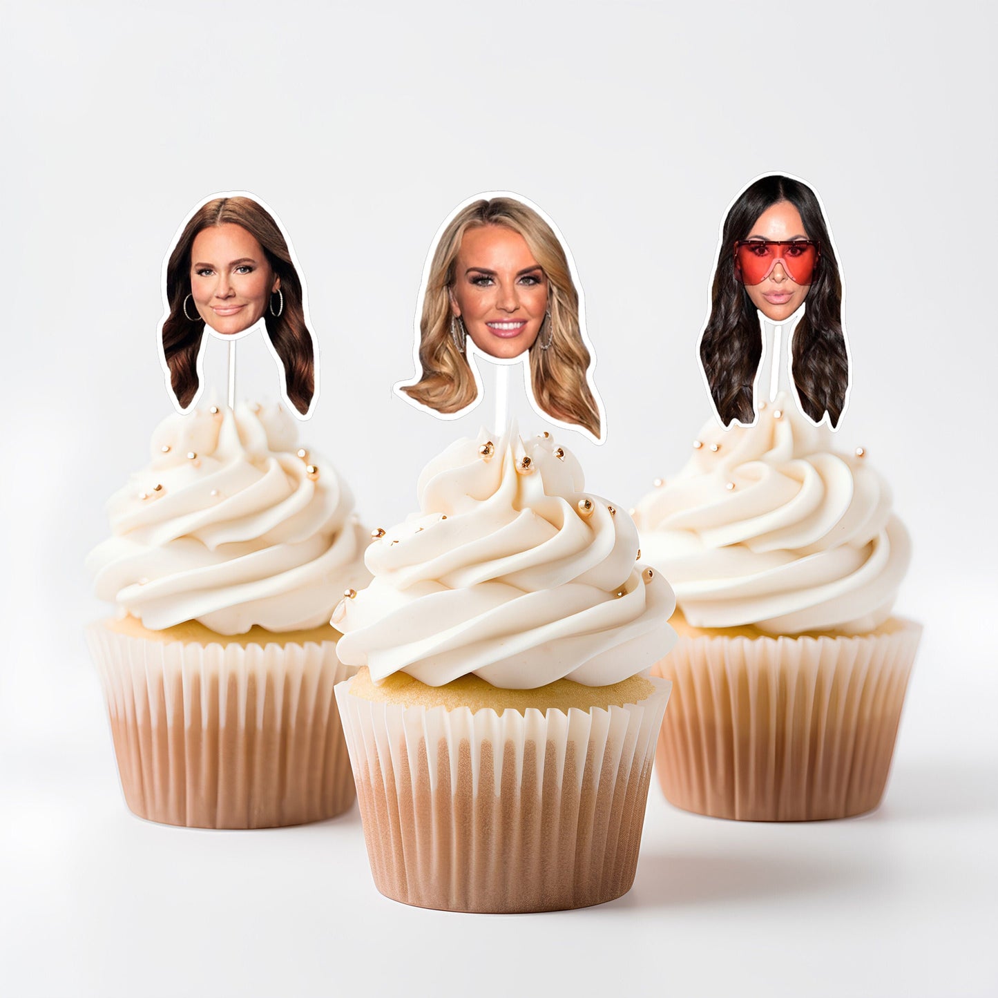 Real Housewives RHOSLC Cupcake Toppers: Bravo Salt Lake City Party Decorations