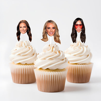 Real Housewives RHOSLC Cupcake Toppers: Bravo Salt Lake City Party Decorations