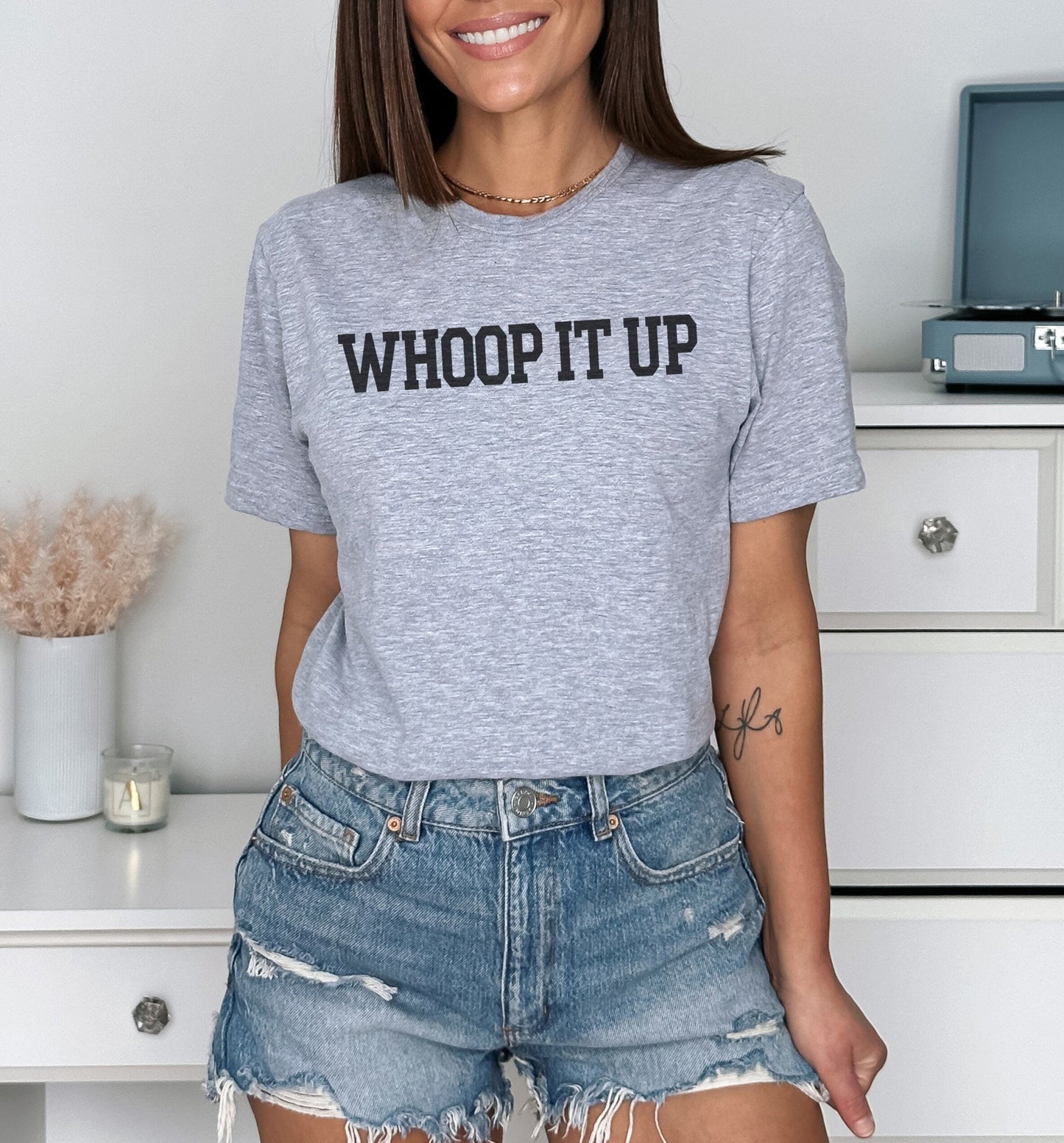 Real Housewives Whoop It Up Sweatshirt or T-Shirt OC - Bravo Gift Shirt - RHOC Crew Neck Bravo Bachelorette Last Minute Gift - Bravocon
