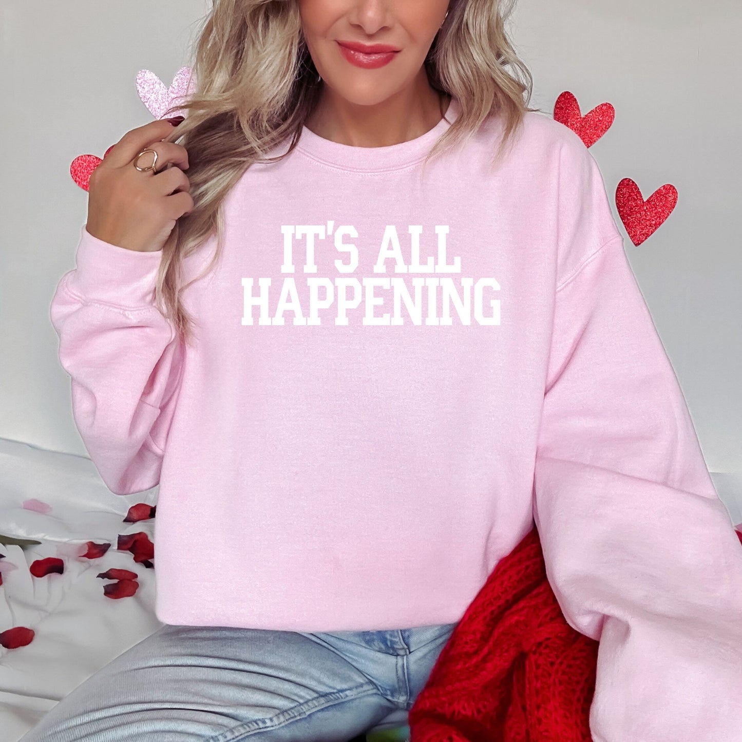 Its All Happening Sweatshirt or T-Shirt Vanderpump Rules - Scheana Shay Bravo Gift Shirt - Crew Neck Shirt Bravo Party