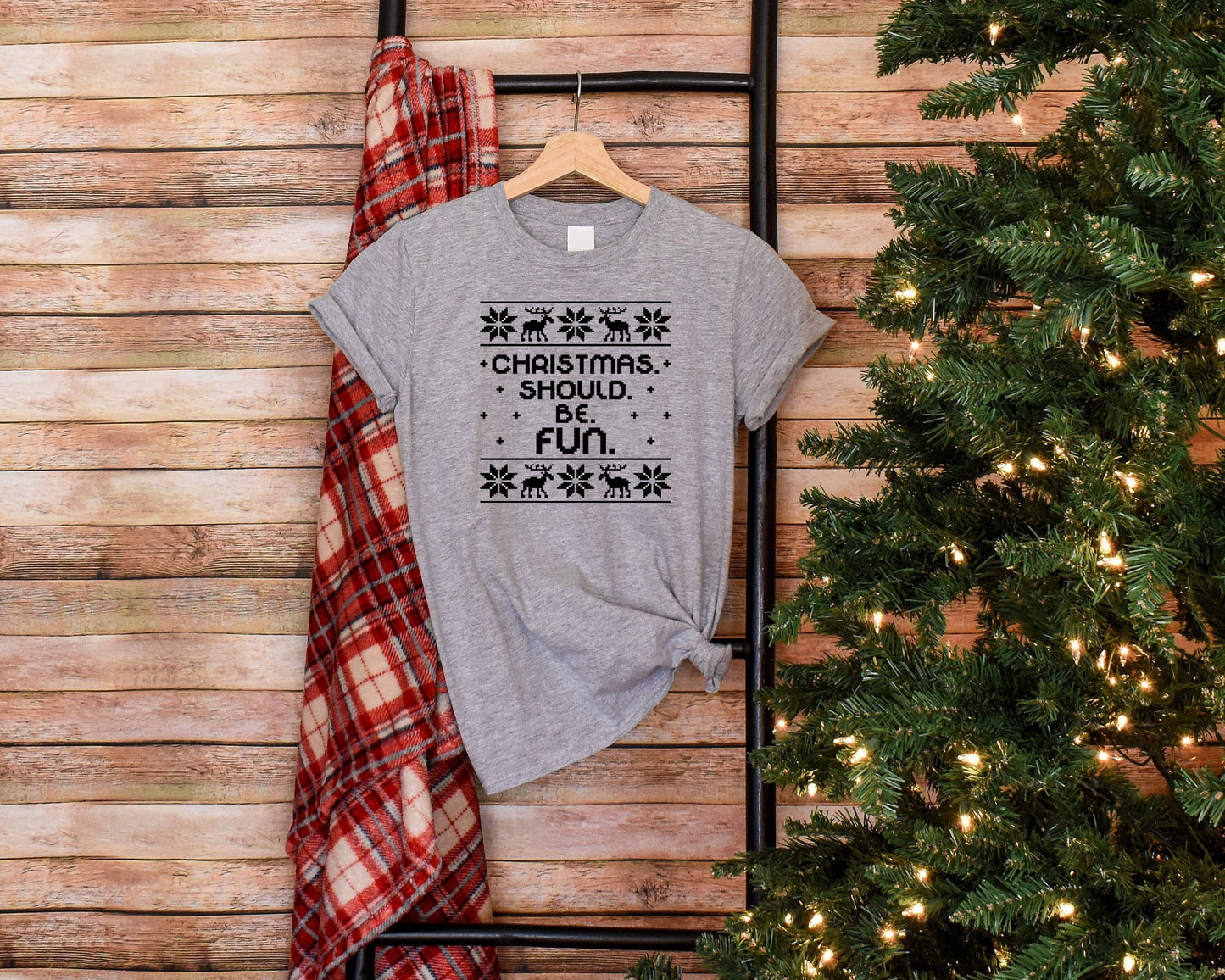 Bravo Summer House Christmas Ugly Sweater Christmas Should Be Fun Crew Shirt