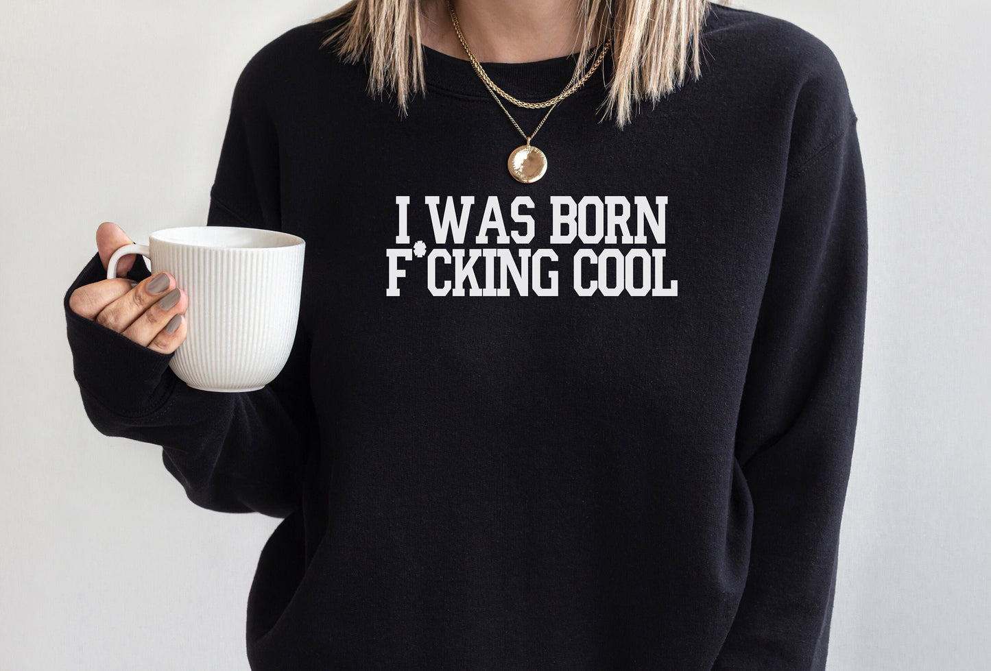 I Was Born Cool Sweatshirt or T-Shirt Vanderpump Rules - Ariana Madix Bravo Gift Shirt - Crew Neck, Team Ariana Bravo Party