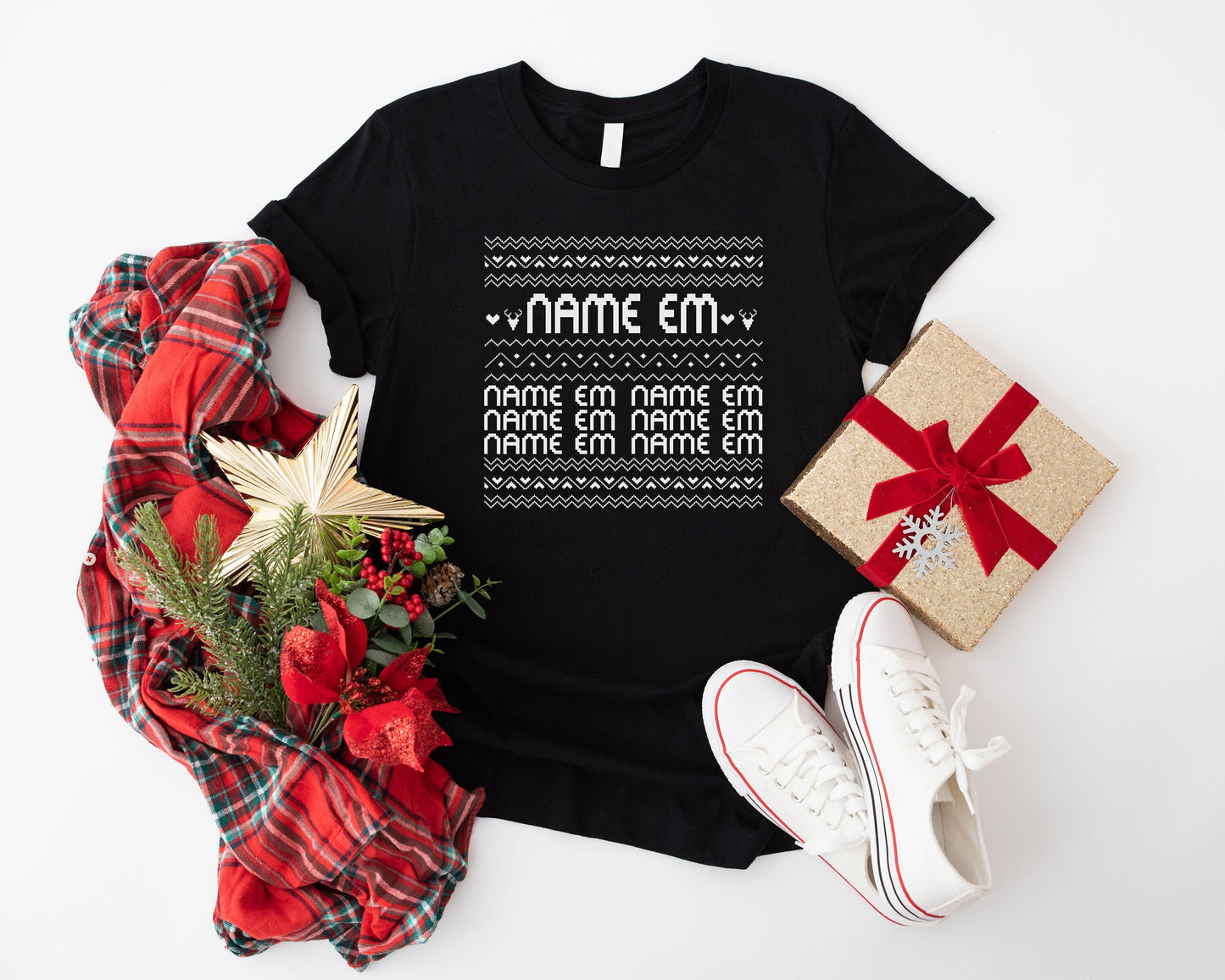 Bravo Christmas Real Housewives Ugly Christmas Sweatshirt 'Name Em' Crew Neck - RHOBH