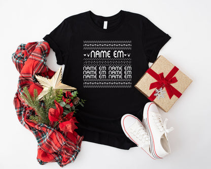 Bravo Christmas Real Housewives Ugly Christmas Sweatshirt 'Name Em' Crew Neck - RHOBH